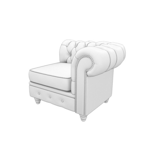 Модуль одноместный с правым подлокотником Альфа Честер 1 