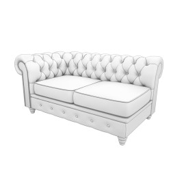 Модуль двухместный с левым подлокотником Альфа Честер 2 