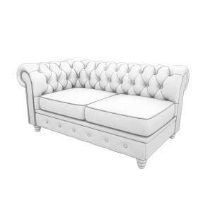 Модуль двухместный с левым подлокотником Альфа Честер 2 