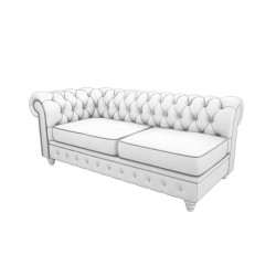 Модуль трехместный с левым подлокотником Альфа Честер 3 