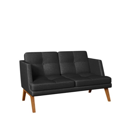 Офисный двухместный диван с низкой спинкой Диктатор 2