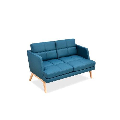 Офисный двухместный диван с низкой спинкой Диктатор 2