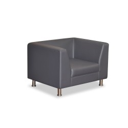 Офисный одноместный диван Омега Люкс 1