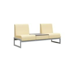 Офисный двухместный диван со столиком Сигма 2 