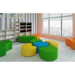 Офисные пуфы для офиса Ассорти