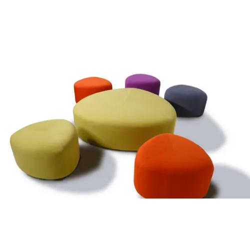 Офисные пуфы для офиса Камень и Таблетка