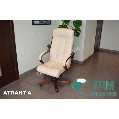 Кресло руководителя Atlant A Multi-office (натуральная кожа) высокая спинка