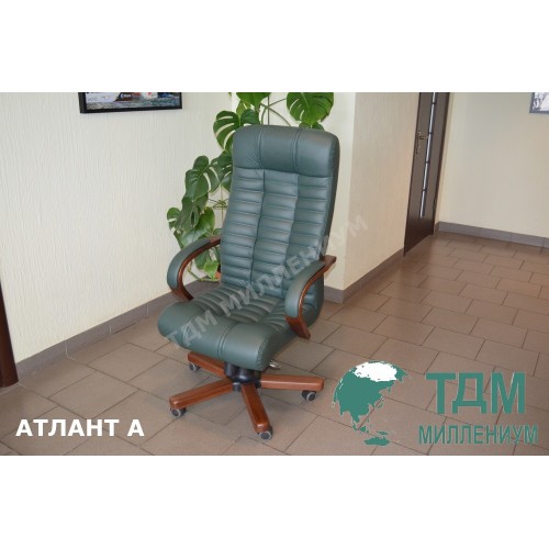 Кресло руководителя Atlant A Multi-office (натуральная кожа) высокая спинка