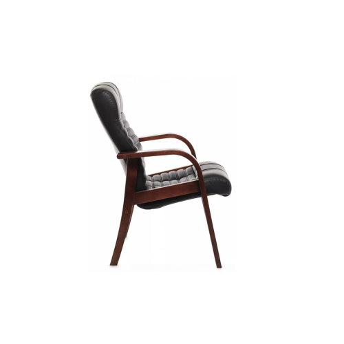 Конференц стул (кресло) для посетителя Atlant D Multi-office (натуральная кожа)