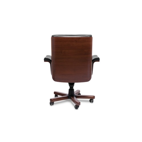 Кресло руководителя Cadis B Multi-office (натуральная кожа) низкая спинка