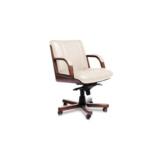 Кресло руководителя Cannes B Multi-office (натуральная кожа) низкая спинка