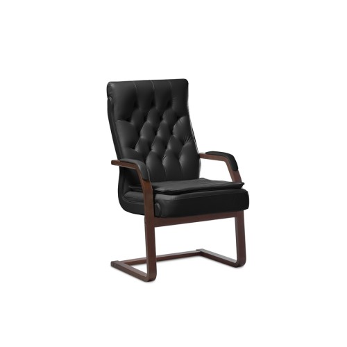 Конференц стул для посетителя Darwin C с подушкой Multi-office (натуральная кожа)