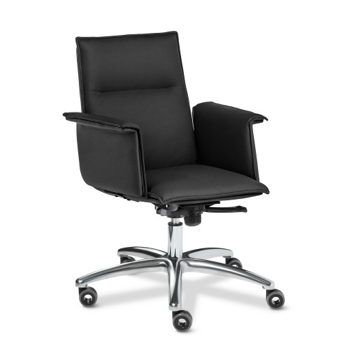 Кресло руководителя Эпсилон Люкс B | Epsilon Luxe B Multi-office (натуральная кожа) низкая спинка