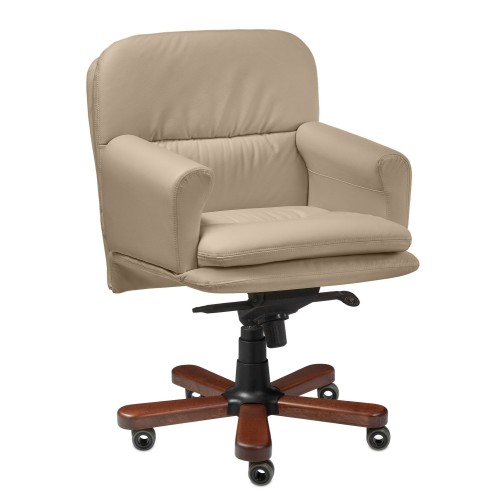 Кресло руководителя Faust B Multi-office (натуральная кожа) низкая спинка