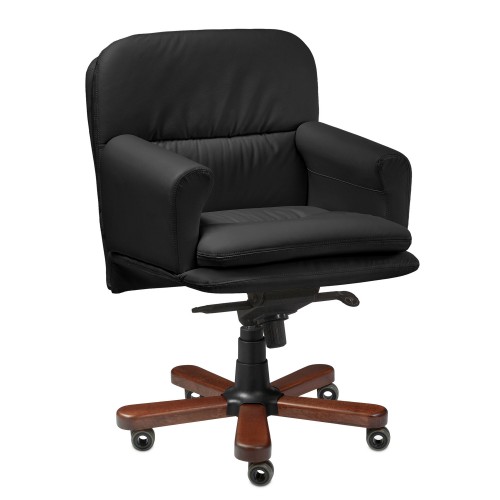 Кресло руководителя Faust B Multi-office (натуральная кожа) низкая спинка