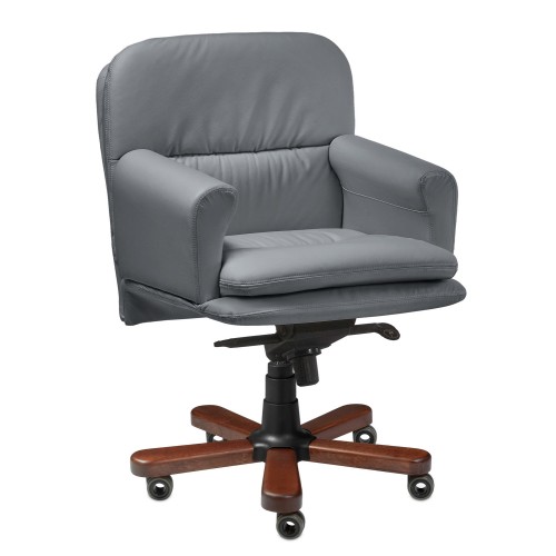 Кресло руководителя Faust B Multi-office (натуральная кожа) низкая спинка