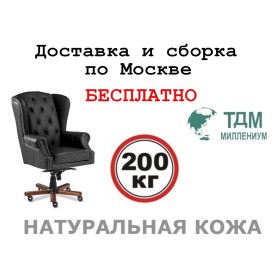 Кресло руководителя Gent A Multi-office (натуральная кожа) высокая спинка