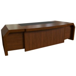 Стол письменный с кожаными вставками Kingston 28101