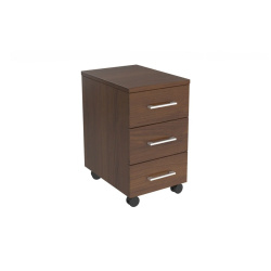 Тумба подкатная 3 ящика Lion орех 25300