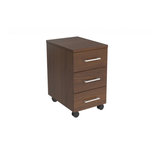 Тумба подкатная 3 ящика Lion орех 25300