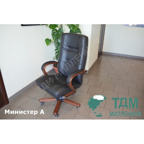 Кресло руководителя Министр A | Minister A Multi-office (натуральная кожа) высокая спинка