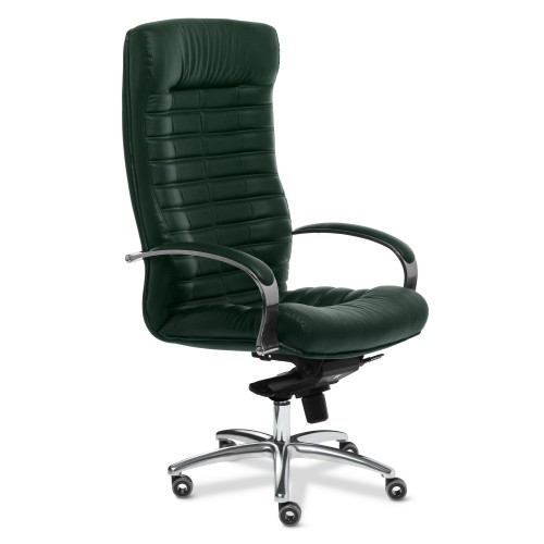 Кресло руководителя Orion Chrome A Multi-office (натуральная кожа) высокая спинка