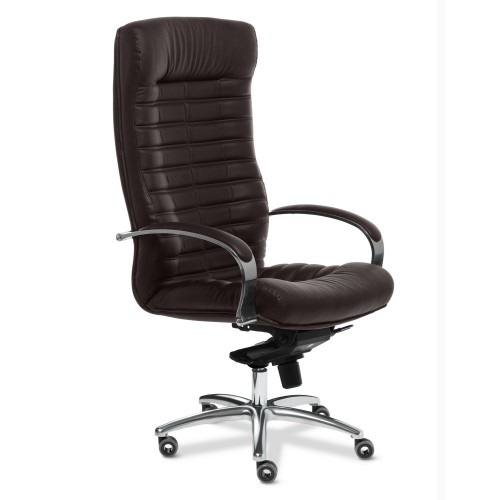 Кресло руководителя Orion Chrome A Multi-office (натуральная кожа) высокая спинка