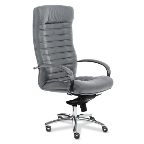 Кресло руководителя Orion Chrome A Multi-office (натуральная кожа) высокая спинка