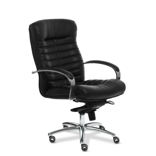 Кресло руководителя Orion Chrome B Multi-office (натуральная кожа) низкая спинка