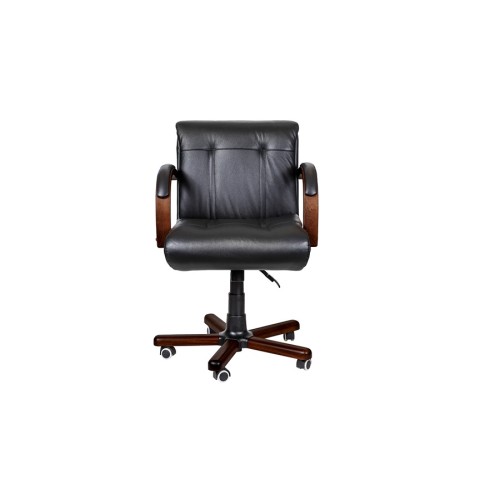 Кресло руководителя Paris B Multi-office (натуральная кожа) низкая спинка