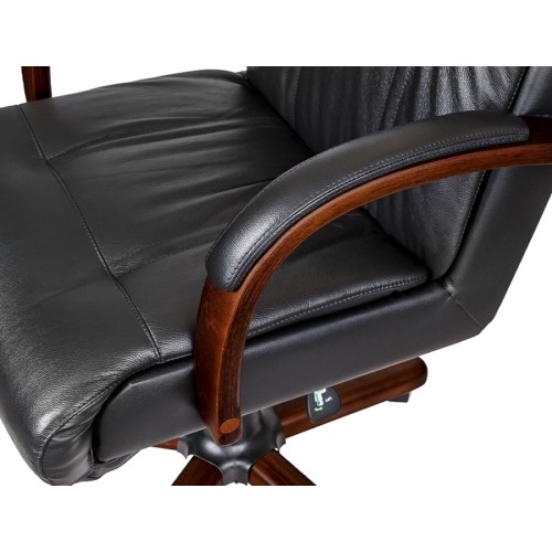 Кресло руководителя Paris B Multi-office (натуральная кожа) низкая спинка