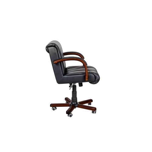 Кресло руководителя Paris B Multi-office (натуральная кожа) низкая спинка