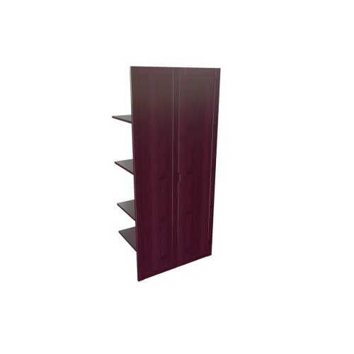 Наполнение двустворчатого шкафа с деревянными дверьми и вешалкой Sorbonne 22552