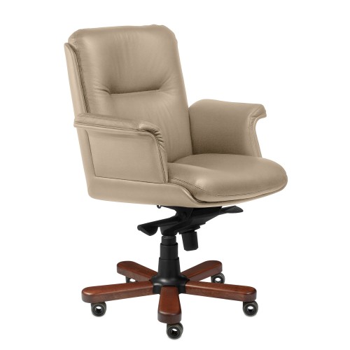 Кресло руководителя Steel Notable B Multi-office (натуральная кожа) низкая спинка