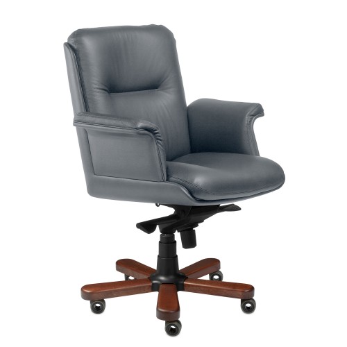 Кресло руководителя Steel Notable B Multi-office (натуральная кожа) низкая спинка