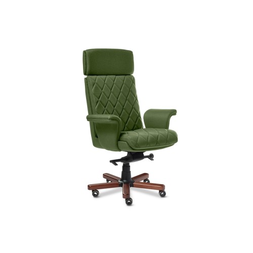 Кресло руководителя Split Z Multi-office (ткань) - деревянная крестовина