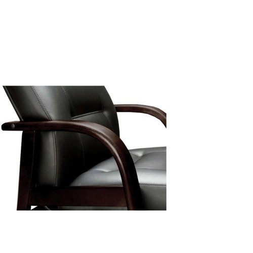 Конференц стул для посетителя Victoria D Multi-office (натуральная кожа)