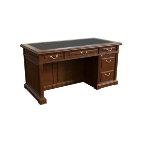 Стол руководителя 5 ящиков от кабинета Washington 29101 (цвет темный орех)