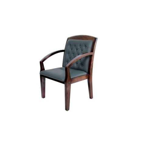 Конференц стул для посетителя Zurich D Multi-office (натуральная кожа)