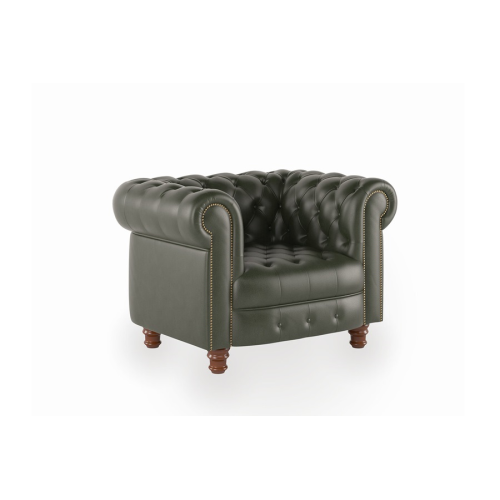 Офисный одноместный диван Боттичелли 1 (Натуральная кожа)