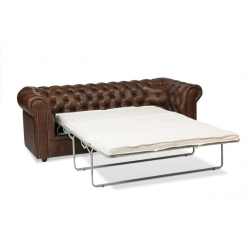 Офисный двухместный диван Боттичелли 2 Р/М (Натуральная кожа) с раскладным механизмом