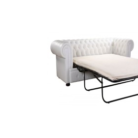 Офисный двухместный диван Боттичелли Люкс 2 Р/М (Натуральная кожа) с раскладным механизмом