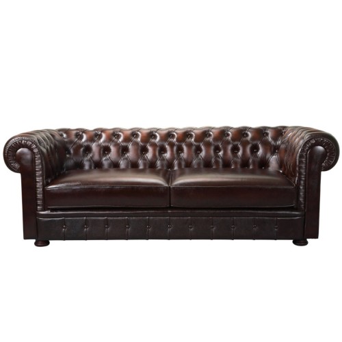 Офисный трехместный диван Боттичелли Люкс 3 (Натуральная кожа)