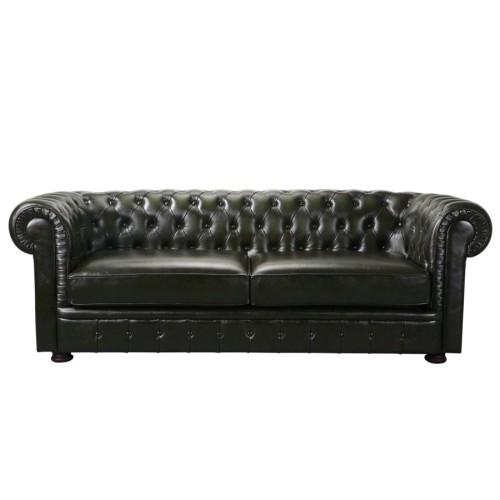 Офисный трехместный диван Боттичелли Люкс 3 (Натуральная кожа)