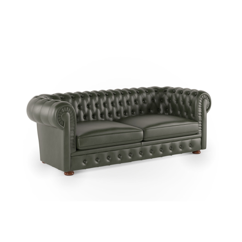 Офисный трехместный диван Боттичелли Люкс 3 (Натуральная кожа)