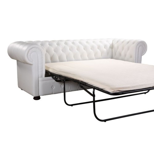 Офисный трехместный диван Боттичелли Люкс 3 Р/М (Натуральная кожа) с раскладным механизмом 