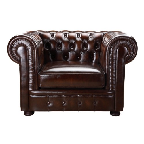 Офисный одноместный диван Боттичелли Люкс 1 (Натуральная кожа)