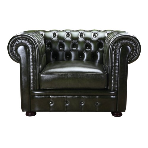 Офисный одноместный диван Боттичелли Люкс 1 (Натуральная кожа)