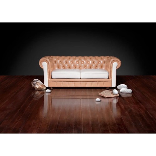 Офисный двухместный диван Боттичелли Люкс 2 (Натуральная кожа)