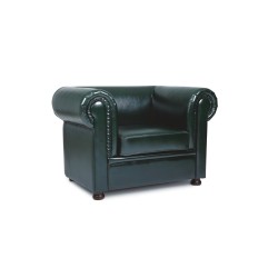 Одноместный диван Боттичелли Слик 1 (Натуральная кожа)